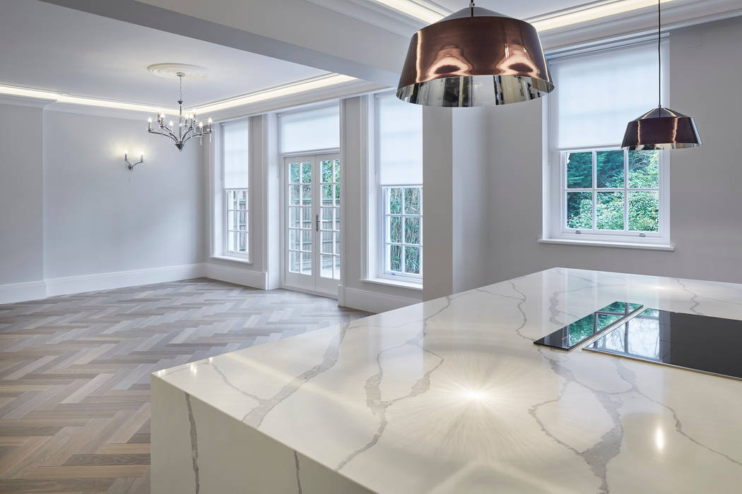 Marble Worktop in Black Kitchen Jigsaw Interior Architecture & Design Kitchen Marble