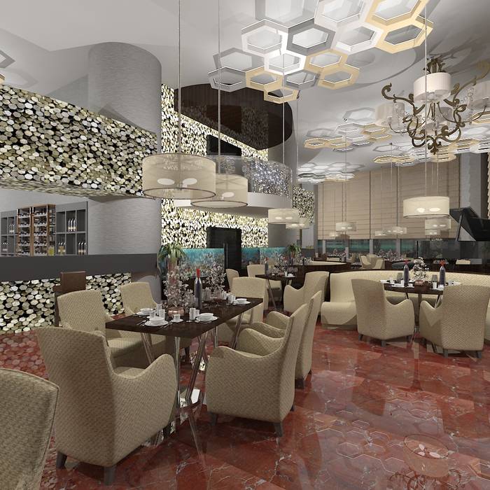 8Ba Restaurant, Gurooji Designs Gurooji Designs Commercial spaces Hotels