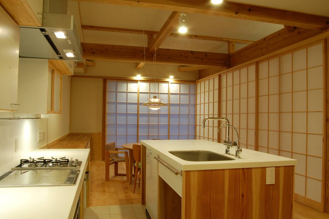 まちの家, 田村建築設計工房 田村建築設計工房 Asian style kitchen