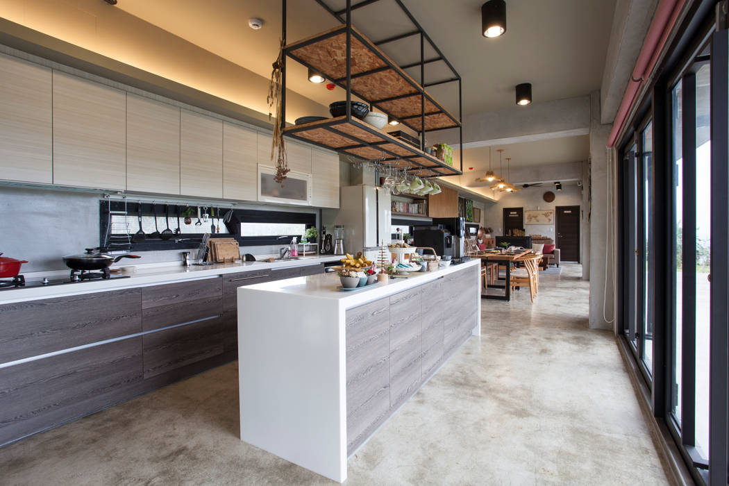 三野高台, 築里館空間設計 築里館空間設計 Modern kitchen