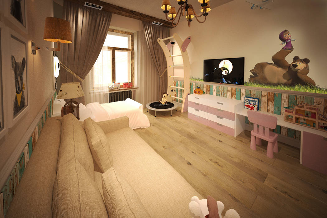 СТИЛЬ ШЕББИ-ШИК, atmosvera atmosvera Nursery/kid’s room Concrete