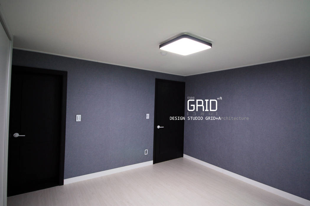 김포시 풍무동 신안아파트 32평 인테리어, Design Studio Grid+A Design Studio Grid+A Camera da letto moderna