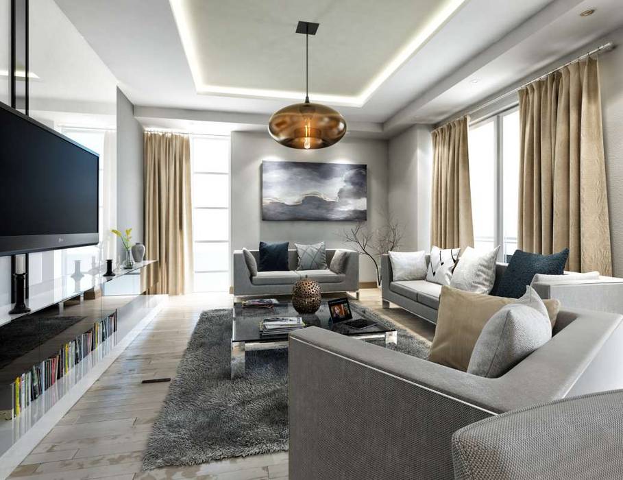 Teknoen Altındağ Konut, VERO CONCEPT MİMARLIK VERO CONCEPT MİMARLIK Living room