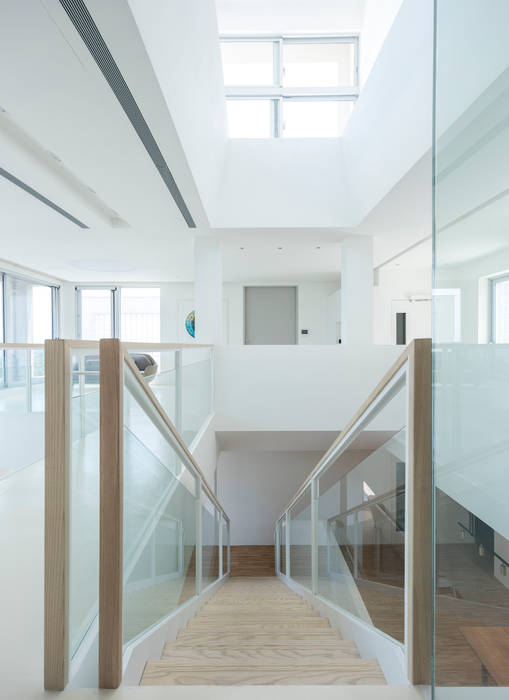 陽明山鄭宅 House C, 何侯設計 Ho + Hou Studio Architects 何侯設計 Ho + Hou Studio Architects Corridor & hallway