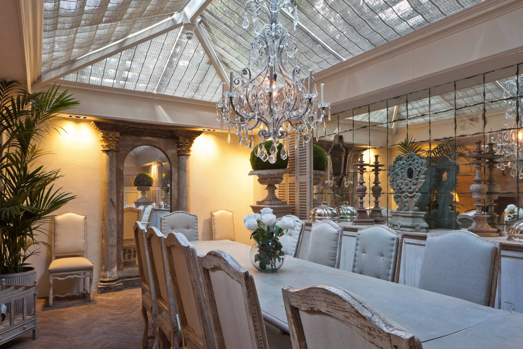 Dual Level Orangery and Rooflights Transform a London Townhouse Vale Garden Houses Eklektyczny ogród zimowy