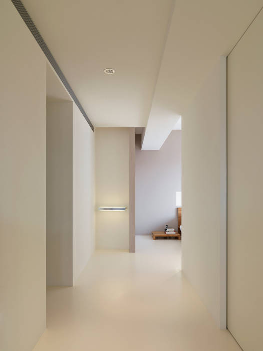 王宅 Wang Residence, 何侯設計 Ho + Hou Studio Architects 何侯設計 Ho + Hou Studio Architects Kamar Tidur Minimalis