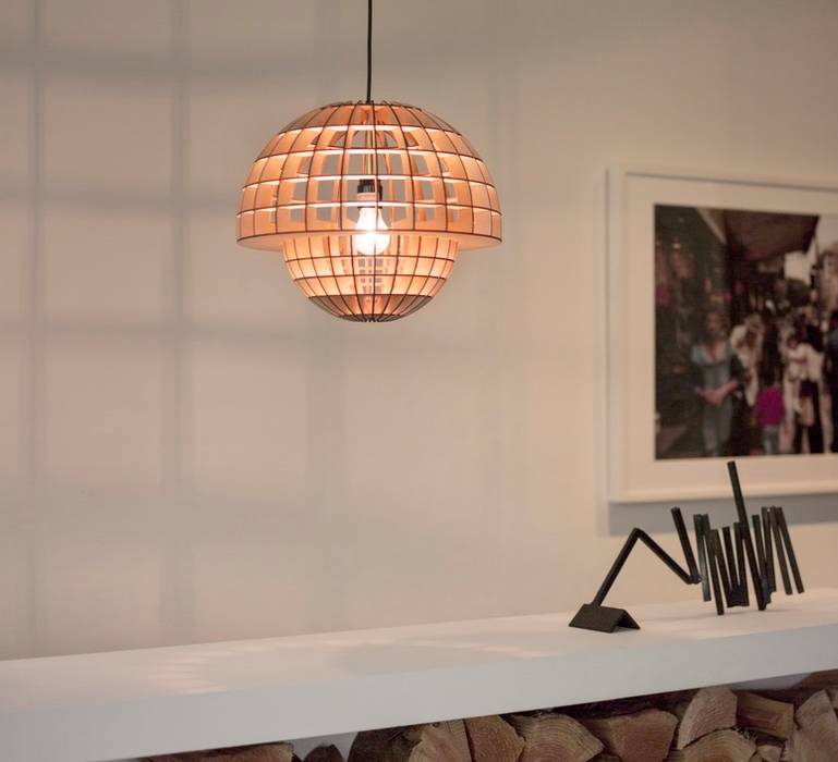 Tendances et design : les matières naturelles !, NEDGIS NEDGIS Modern Living Room Wood Wood effect Lighting