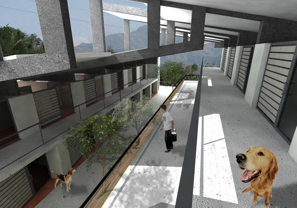 Centro de Bienestar Animal [La Perla] @tresarquitectos Bodegas de estilo moderno
