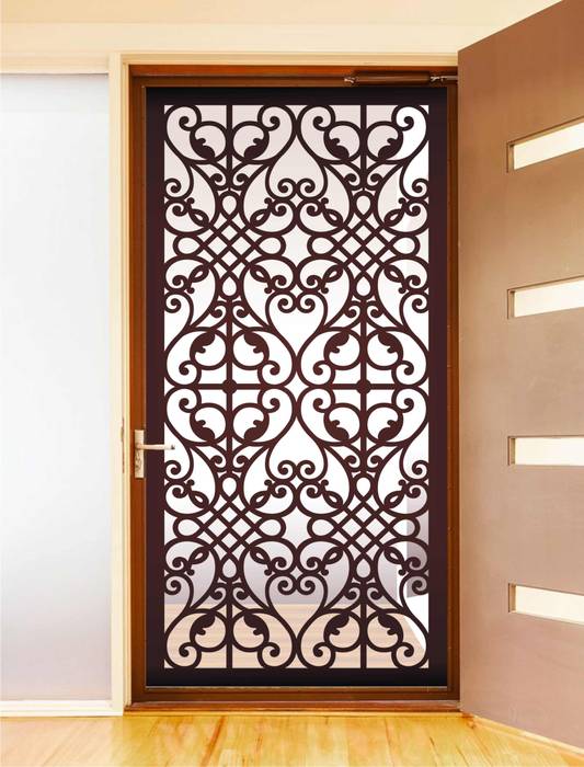 PROTECCIONES DECORATIVAS, HERRAJES ECATEPEC DE ORIENTE, S.A. DE C.V. HERRAJES ECATEPEC DE ORIENTE, S.A. DE C.V. Modern style doors Doors