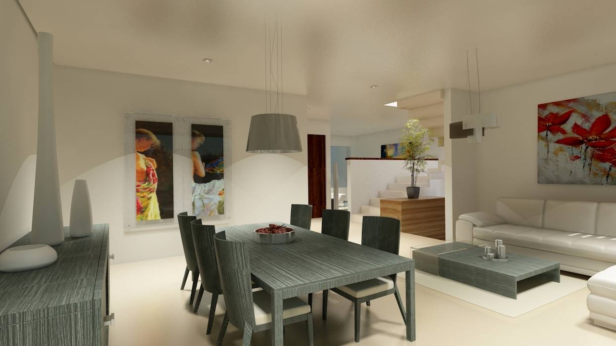 Renders Interiores, CouturierStudio CouturierStudio Modern Dining Room