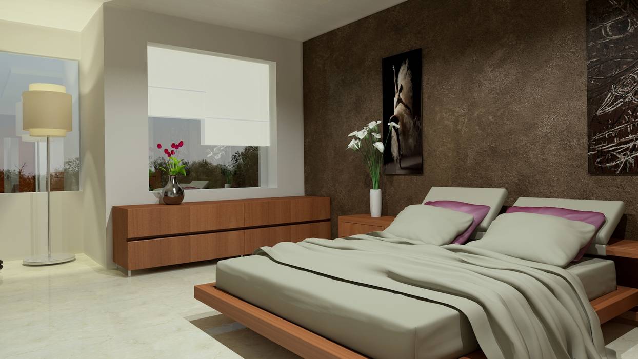 Renders Interiores, CouturierStudio CouturierStudio Modern style bedroom