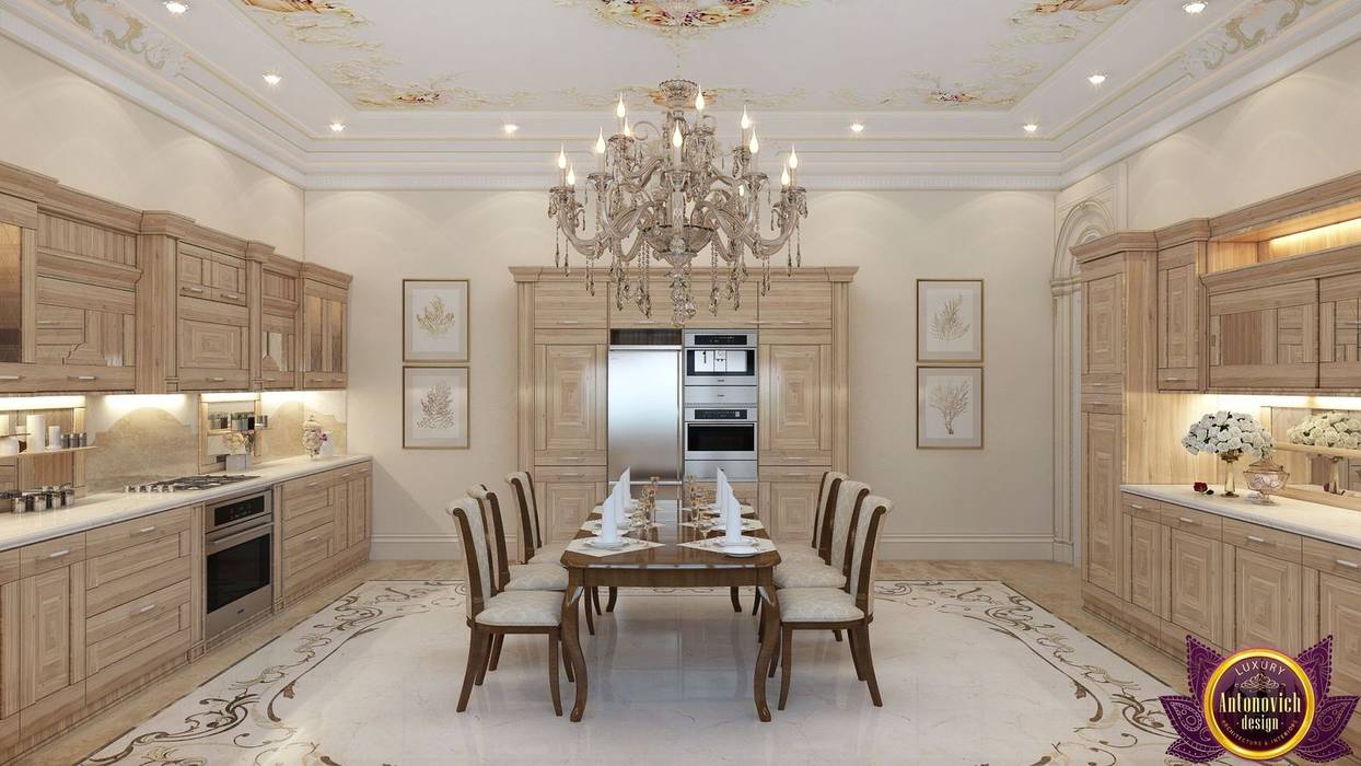 ​ Design Ideas for large kitchen of Katrina Antonovich, Luxury Antonovich Design Luxury Antonovich Design Cozinhas clássicas
