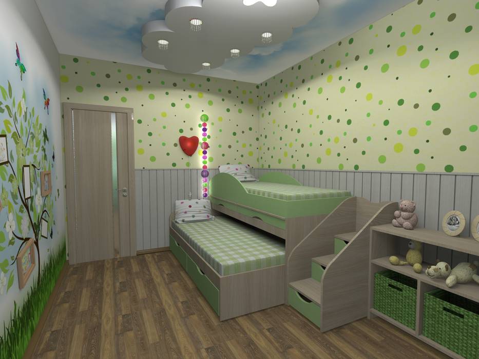 homify Minimalist nursery/kids room