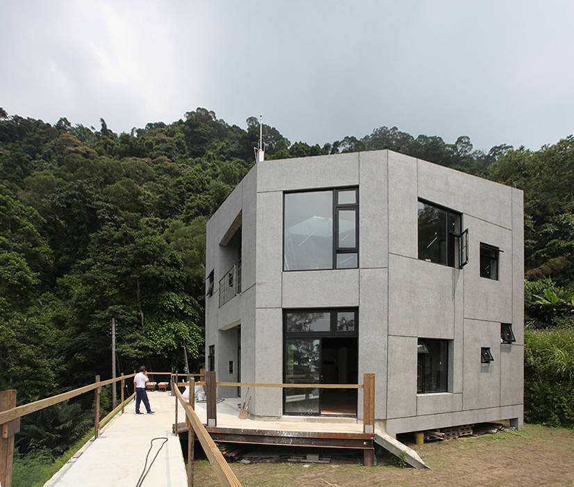 石方山居, 行一建築 _ Yuan Architects 行一建築 _ Yuan Architects Casas modernas: Ideas, imágenes y decoración