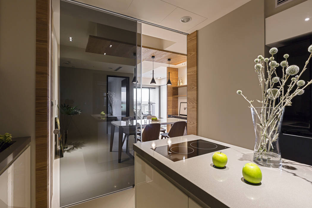 賀澤室內設計 HOZO_interior_design 賀澤室內設計 HOZO_interior_design Modern kitchen