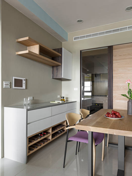 賀澤室內設計 HOZO_interior_design homify Modern dining room