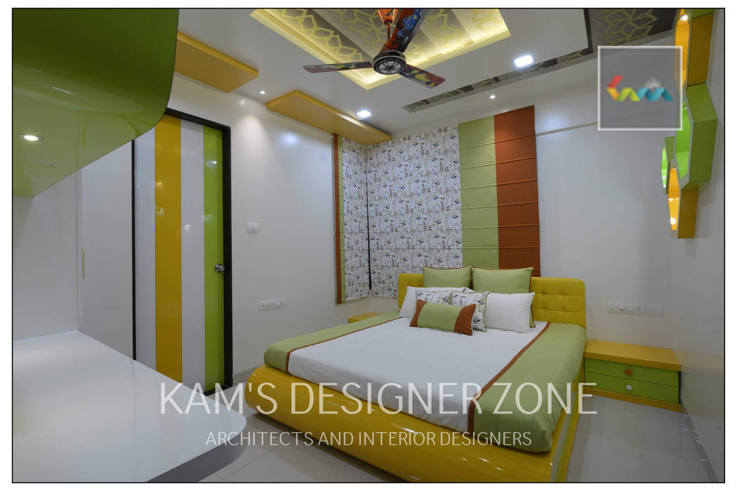 Bedroom Interior design KAMS DESIGNER ZONE Modern nursery/kids room