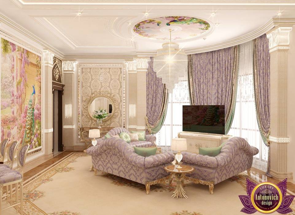 Beautiful living room from Katrina Antonovich, Luxury Antonovich Design Luxury Antonovich Design Living room
