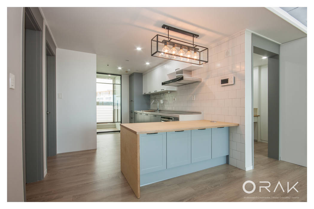월곡동 두산위브 아파트 / 33평형 아파트 인테리어, 오락디자인 오락디자인 Modern kitchen