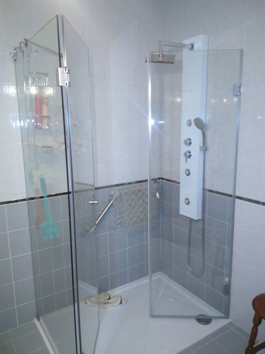 Remodelação de um WC, Canoarte, Lda Canoarte, Lda Minimalist style bathroom