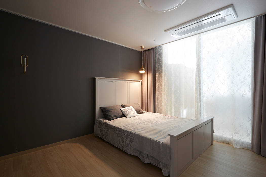 <고덕 래미안 힐스테이트> , CASA GREIGE(까사그레이지) CASA GREIGE(까사그레이지) Modern style bedroom