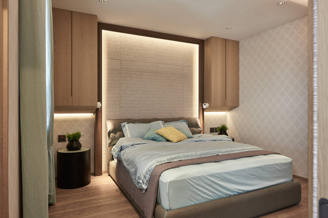 私宅-玩味, 思為設計 SW Design 思為設計 SW Design Mediterranean style bedroom