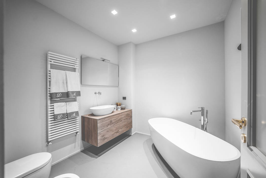 Terra Rossa House, MODO Architettura MODO Architettura Minimalist style bathroom