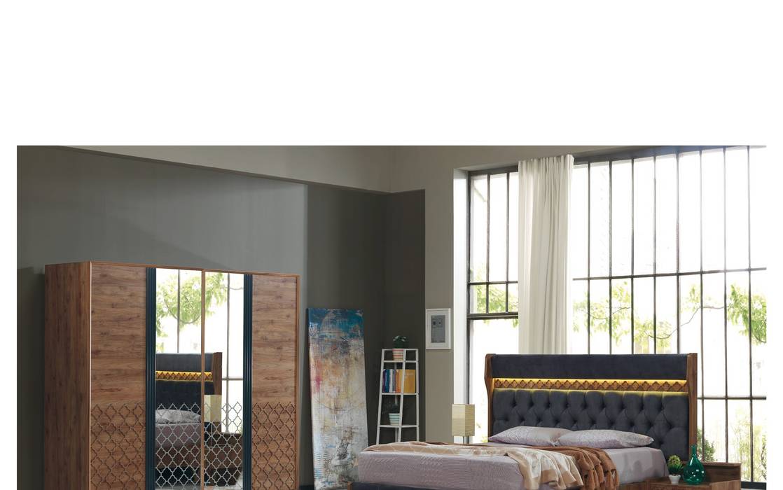 Amor yatak odasi modern yatak odası pamen mobi̇lya ( öztürk mobilya