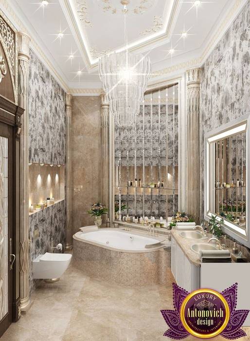 ​The best bathroom design ideas from Katrina Antonovich, Luxury Antonovich Design Luxury Antonovich Design Klassieke badkamers