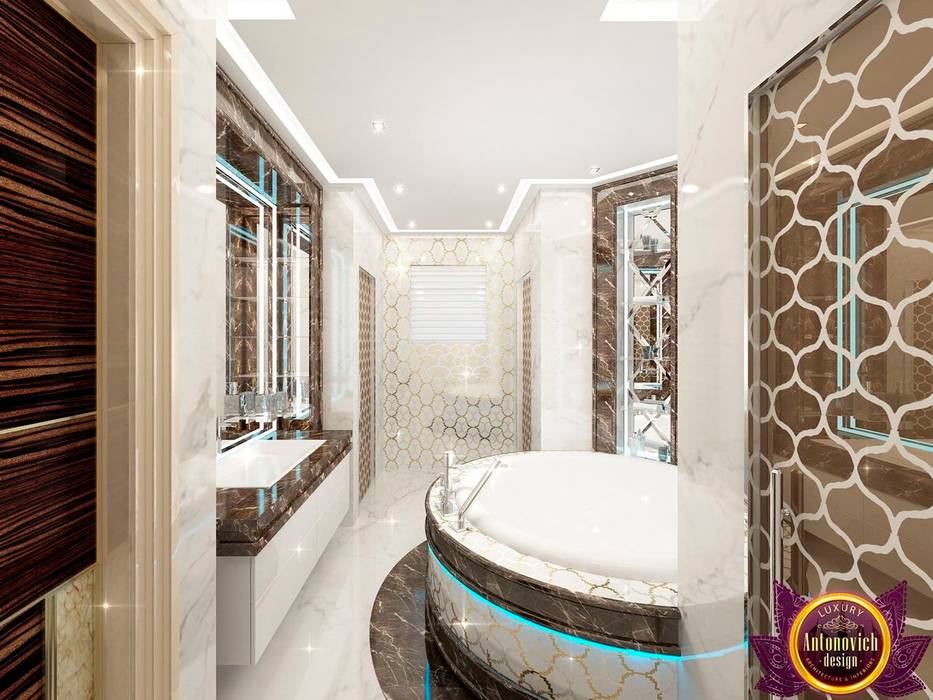 ​The best bathroom design ideas from Katrina Antonovich, Luxury Antonovich Design Luxury Antonovich Design クラシックスタイルの お風呂・バスルーム