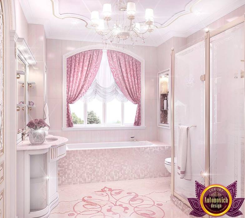 ​The best bathroom design ideas from Katrina Antonovich, Luxury Antonovich Design Luxury Antonovich Design クラシックスタイルの お風呂・バスルーム