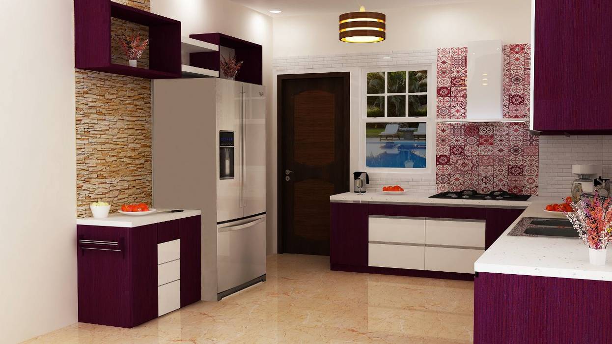 Omexe city, Anushri Interiors Anushri Interiors Dapur Modern