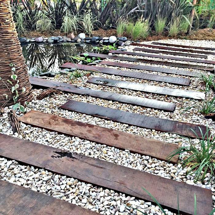 Espacio J3 Raices - Estilo Pilar 2017 Puertos del Lago, Estudio Raices Estudio Raices Rustic style garden