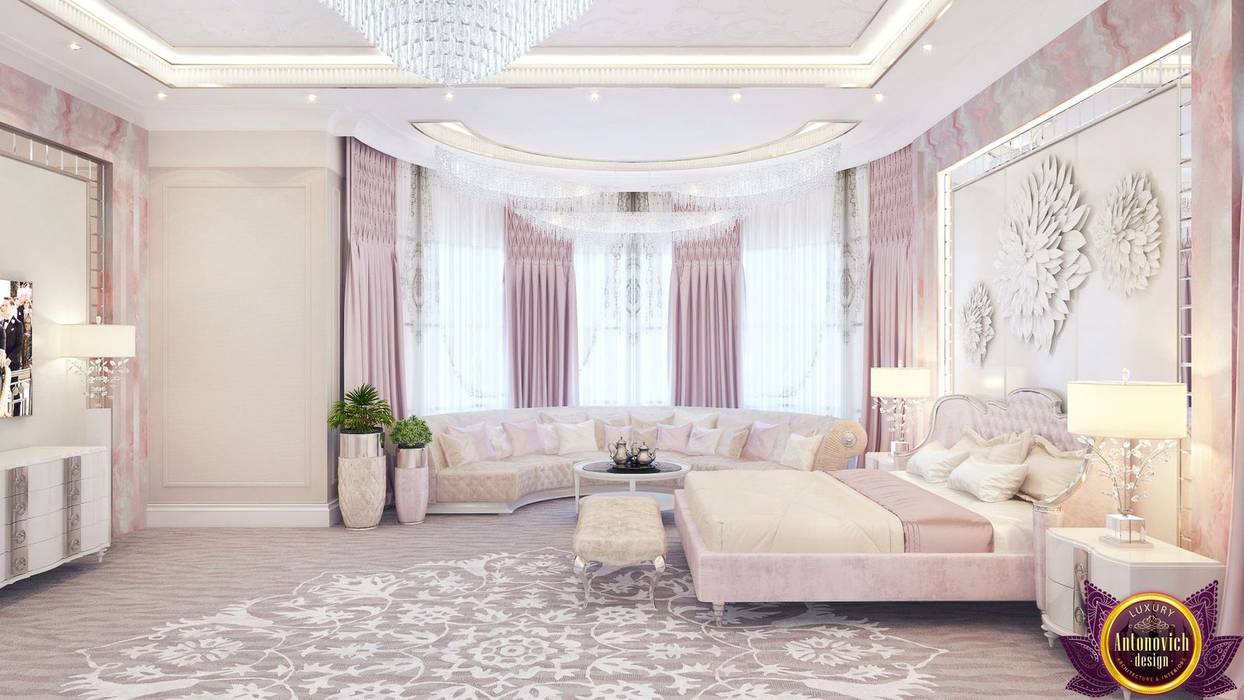 ​ Luxurious bedroom interior of Katrina Antonovich, Luxury Antonovich Design Luxury Antonovich Design Modern style bedroom