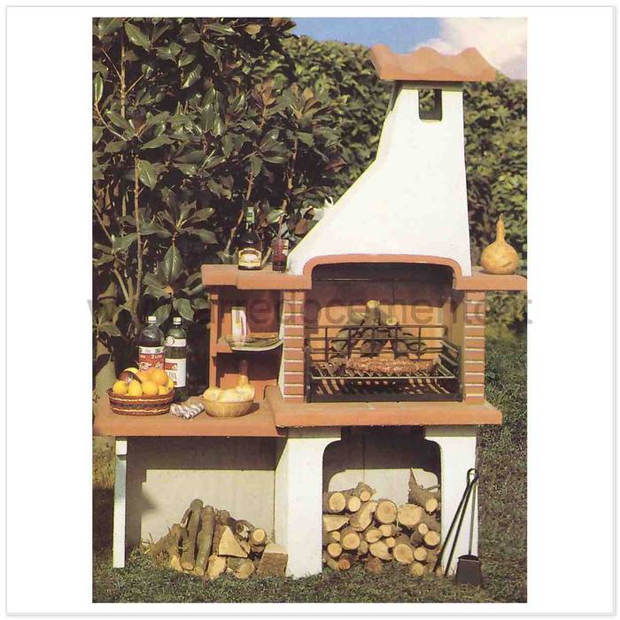 Forni e barbecue in muratura, Arrecocemento Arrecocemento Mediterranean style gardens Fire pits & barbecues