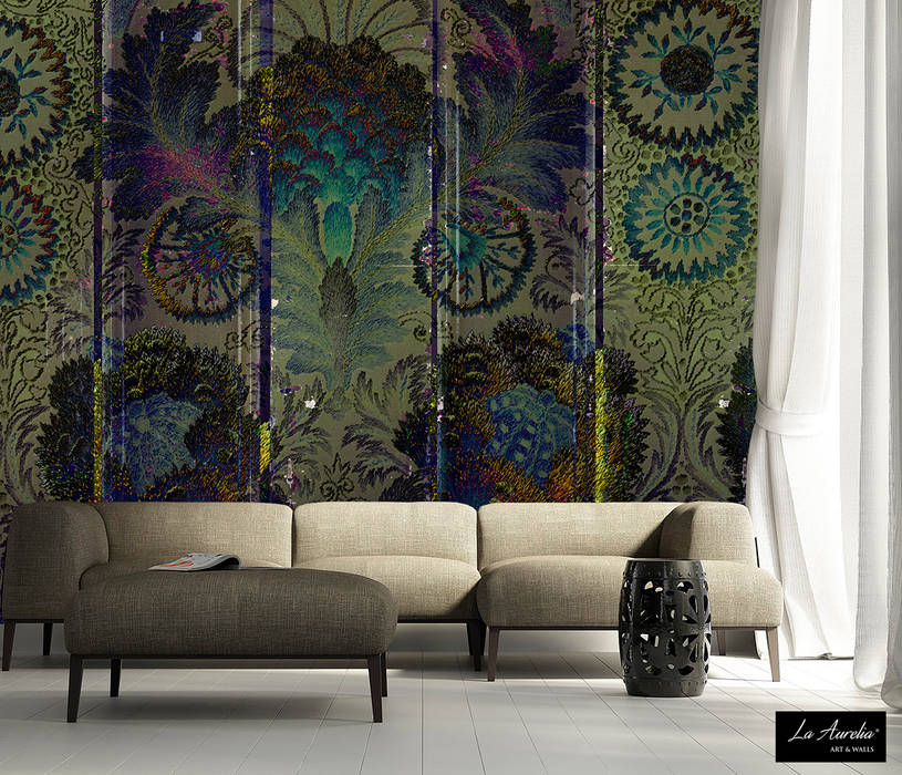 Secret Garden Wallpaper Collection by La Aurelia Art & Walls, La Aurelia La Aurelia Walls Wallpaper