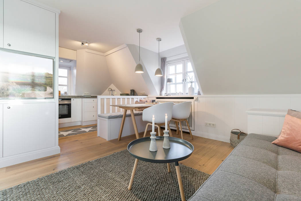 Scandi-Sytyle Ferienwohnung, Home Staging Sylt GmbH Home Staging Sylt GmbH 商业空间 飯店