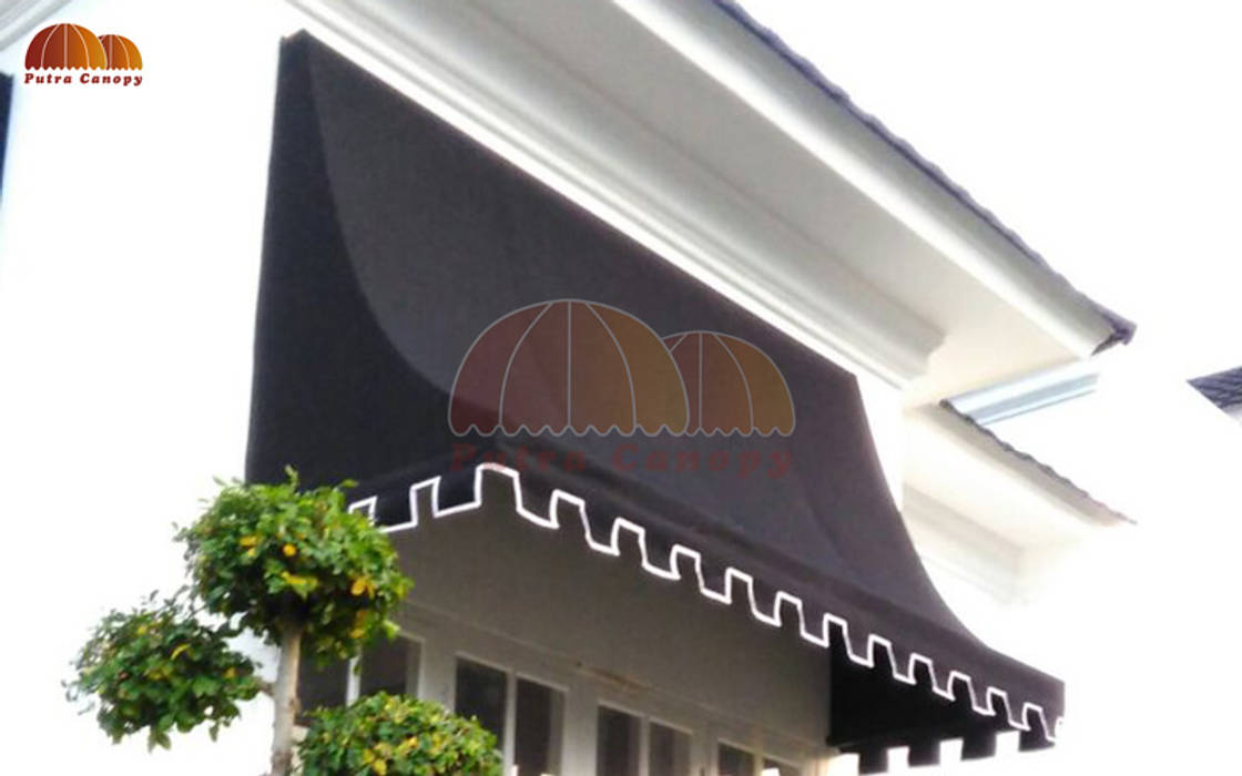 Canopy Kain Bandung Putra Canopy Balkon, Beranda & Teras Klasik Tekstil Black canopy kain,canopy,awning,tenda,dekorasi,jendela,awning kain,sunbrella,gongsol,Accessories & decoration