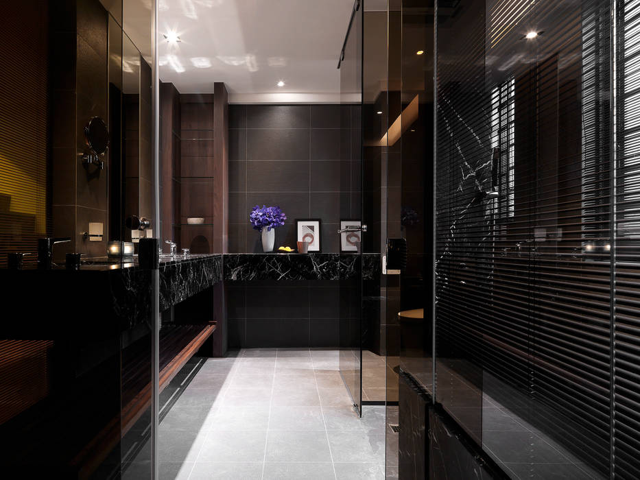 竹風低吟, 白金里居 空間設計 白金里居 空間設計 現代浴室設計點子、靈感&圖片