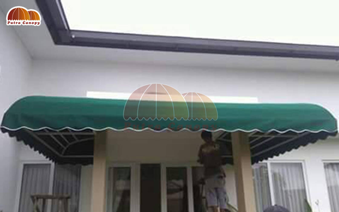 Canopy Kain Sunbrella, Putra Canopy Putra Canopy Klassieke balkons, veranda's en terrassen Textiel Amber / Goud Accessoires & decoratie