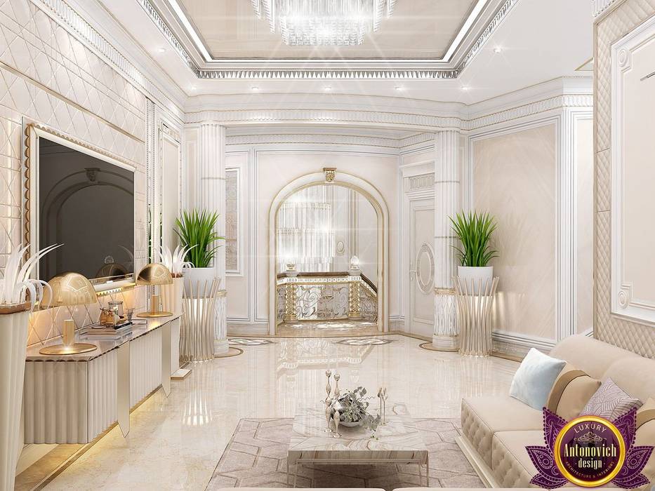 ​ Hospitality interior ideas of Katrina Antonovich, Luxury Antonovich Design Luxury Antonovich Design Classic style corridor, hallway and stairs