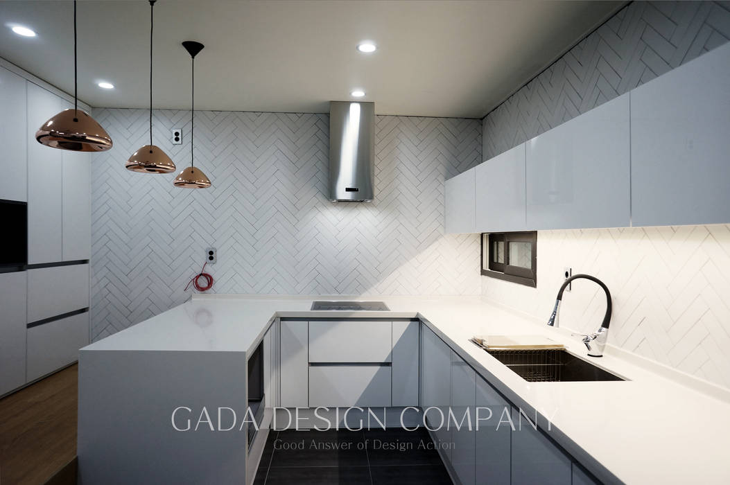 양산 단독주택, GADA design company GADA design company 모던스타일 다이닝 룸