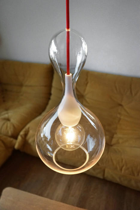 BLUBB, next home collection e.K. next home collection e.K. Modern living room Glass Lighting