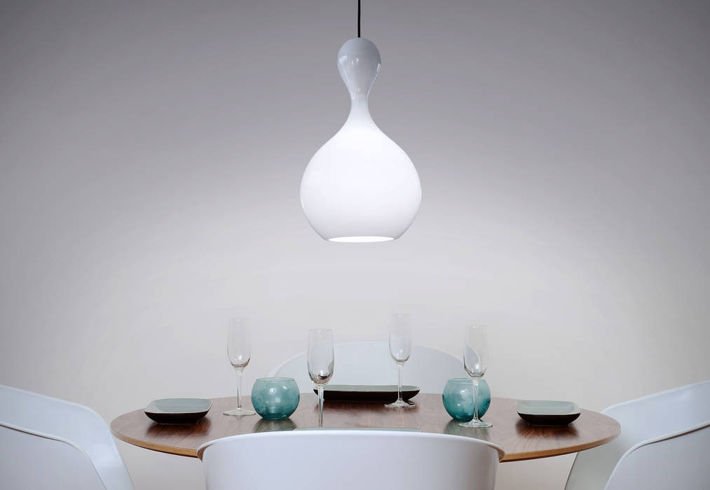 BLUBB, next home collection e.K. next home collection e.K. Modern dining room Glass Lighting