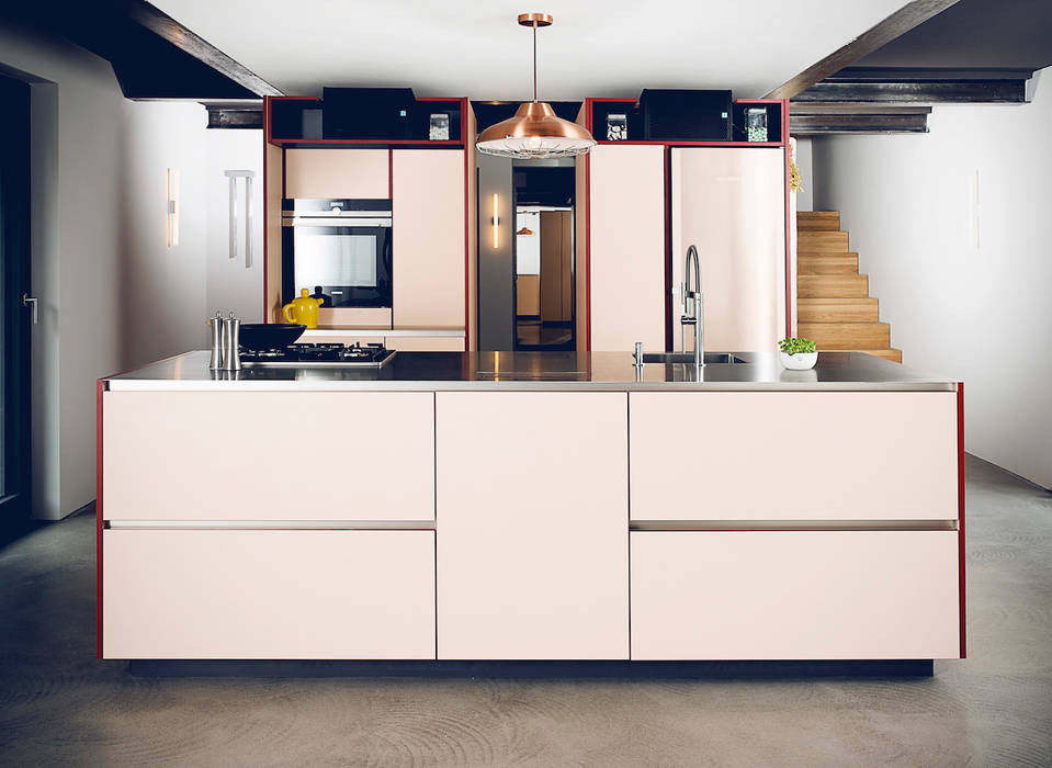 Multifunktionsküche eines Einfamilienhauses, hysenbergh GmbH | Raumkonzepte Duesseldorf hysenbergh GmbH | Raumkonzepte Duesseldorf Cocinas modernas