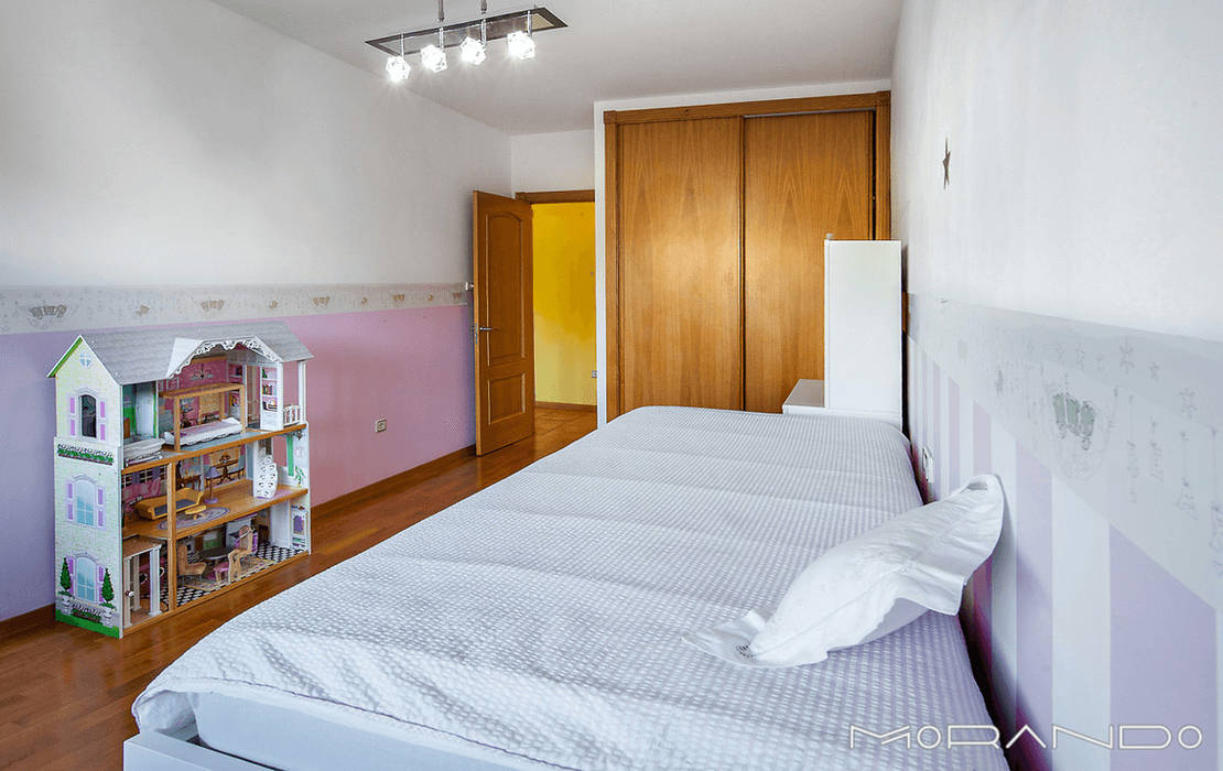 CHALET EN CHAS - COIROS (A CORUÑA) homify Dormitorios infantiles de estilo rústico