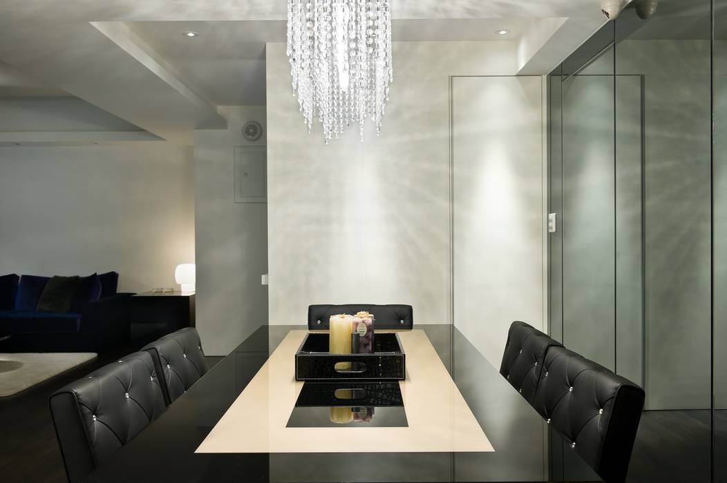 黑與白, 倍果設計有限公司 倍果設計有限公司 Minimalist dining room