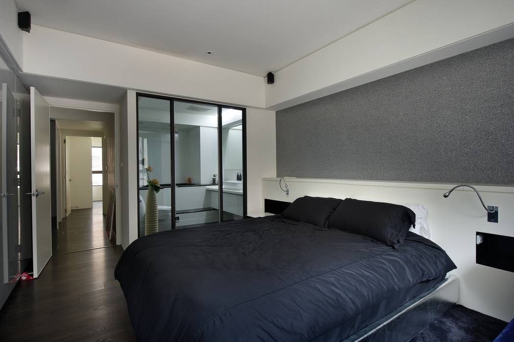黑與白, 倍果設計有限公司 倍果設計有限公司 Minimalist bedroom