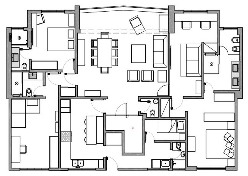 Apartamento Arpoador , daniela kuhn arquitetura daniela kuhn arquitetura
