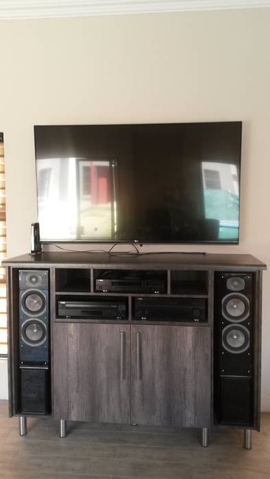 TV UNIT SCD Group Classic style media room Wood Wood effect